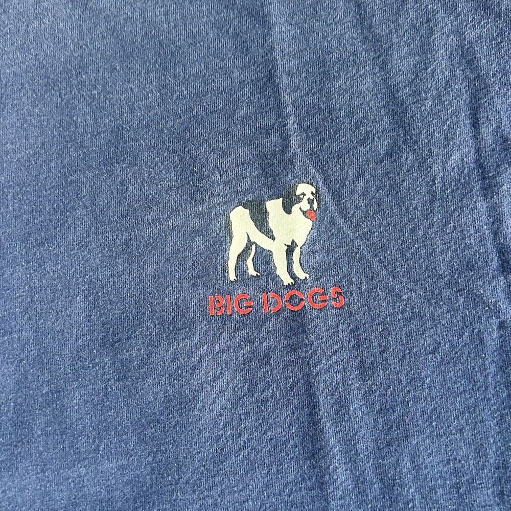 Vtg Big Dogs Santa Barbara Graphic Shirt Men’s XL Americas Hero Fire Back Hit - Picture 9 of 12